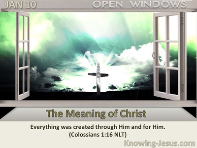 The Meaning of Christ